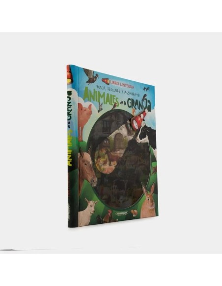 Libro linterna: busca, descubre y asómbrate. Animales de la granja