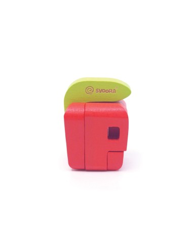 Puzzle Manzana Madera Svoora