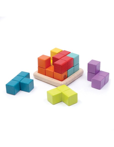 Puzzle Cubo Madera Svoora