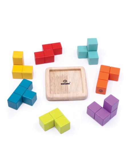 Puzzle Cubo Madera Svoora