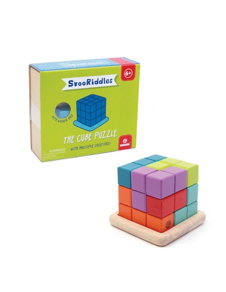 Puzzle Cubo Madera Svoora