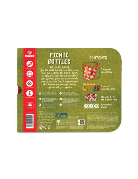 Batalla de Picnic Juego de Mesa Magnetico Svoora