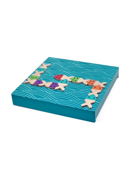 Memoria Fish Fish Juego de Mesa Madera Svoora