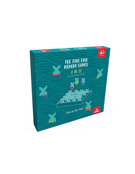 Memoria Fish Fish Juego de Mesa Madera Svoora