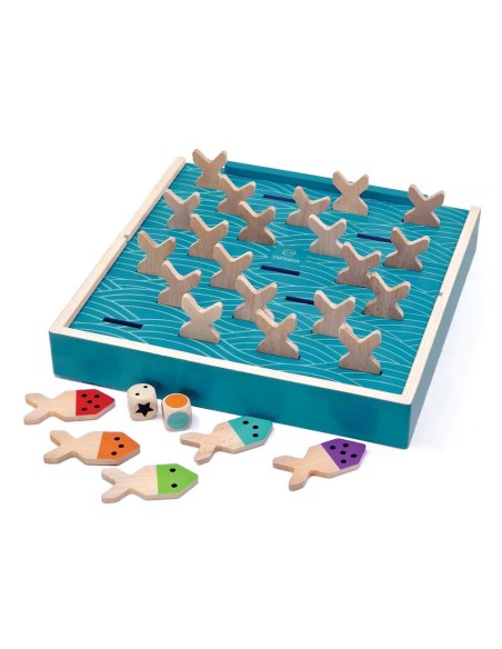 Memoria Fish Fish Juego de Mesa Madera Svoora