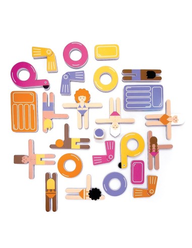 Fiesta en la Piscina Juego de Mesa Magnetico Svoora