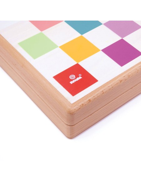 Juego de Ajedrez, Damas y Backgammon Madera Svoora