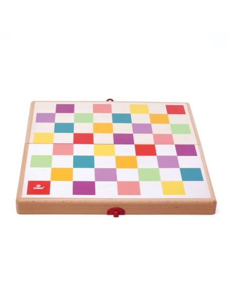 Juego de Ajedrez, Damas y Backgammon Madera Svoora