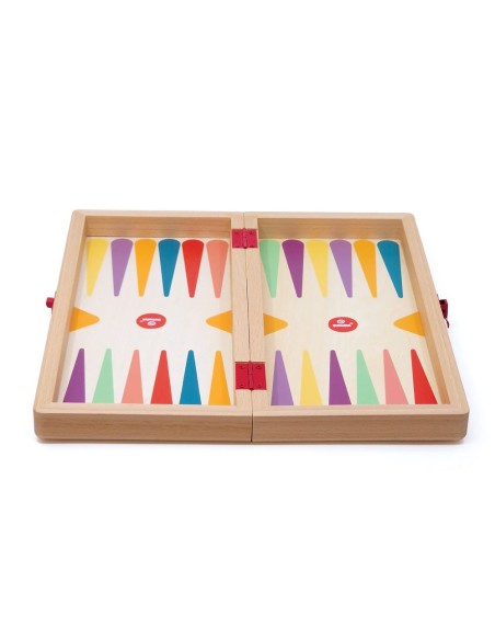 Juego de Ajedrez, Damas y Backgammon Madera Svoora