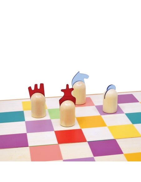 Juego de Ajedrez, Damas y Backgammon Madera Svoora