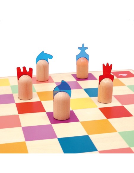 Juego de Ajedrez, Damas y Backgammon Madera Svoora