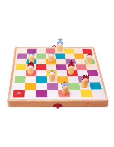 Juego de Ajedrez, Damas y Backgammon Madera Svoora