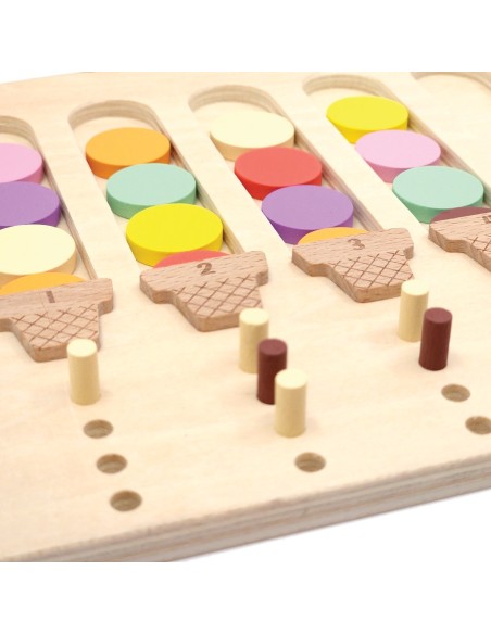 Juego de Conos de Helado Madera Svoora