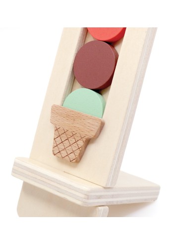 Juego de Conos de Helado Madera Svoora