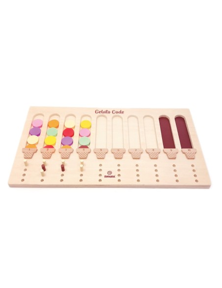 Juego de Conos de Helado Madera Svoora