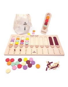 Juego de Conos de Helado Madera Svoora