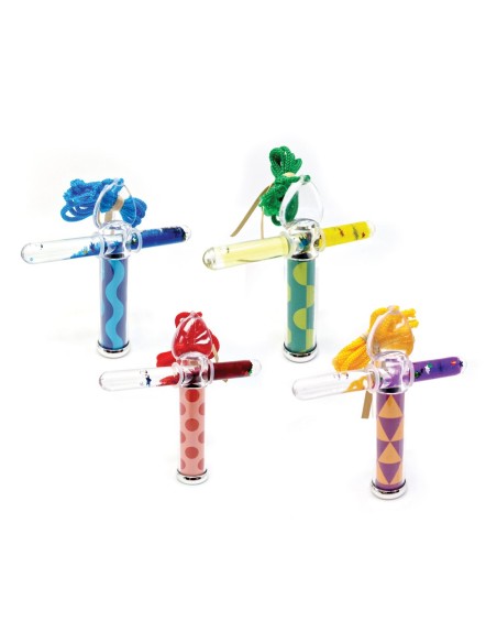 Mini Caleidoscopio Barra Liquida Verde 10 cm