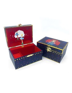 Joyero Musical Estaciones - Con Porta Anillos y Espejo Ancho - Vespera