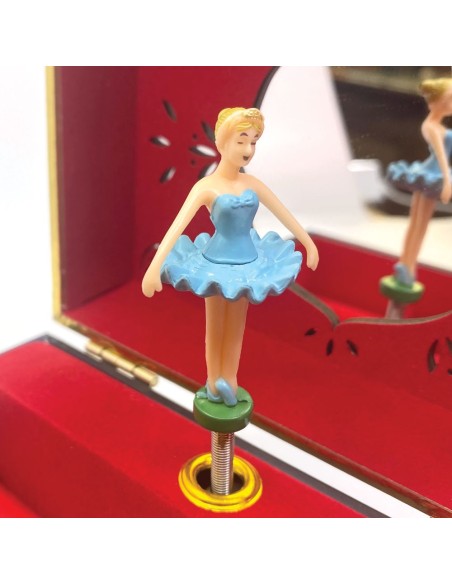 Joyero Musical Estaciones - Con Porta Anillos y Espejo Ancho - Vespera