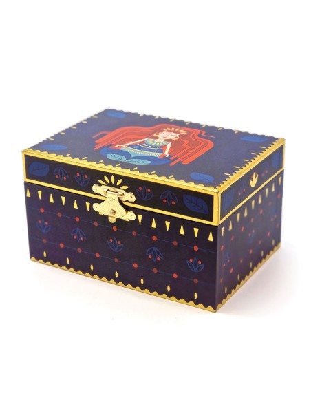 Joyero Musical Estaciones - Con Porta Anillos y Espejo Ancho - Vespera