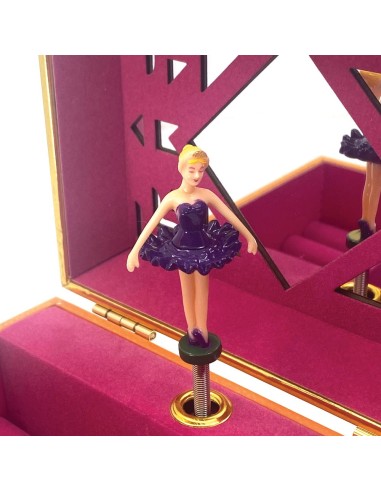 Joyero Musical Estaciones - Con Porta Anillos y Espejo Ancho - Aurora