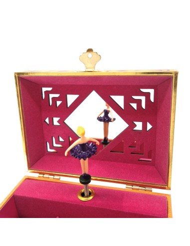 Joyero Musical Estaciones - Con Porta Anillos y Espejo Ancho - Aurora