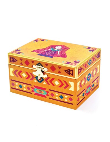 Joyero Musical Estaciones - Con Porta Anillos y Espejo Ancho - Aurora