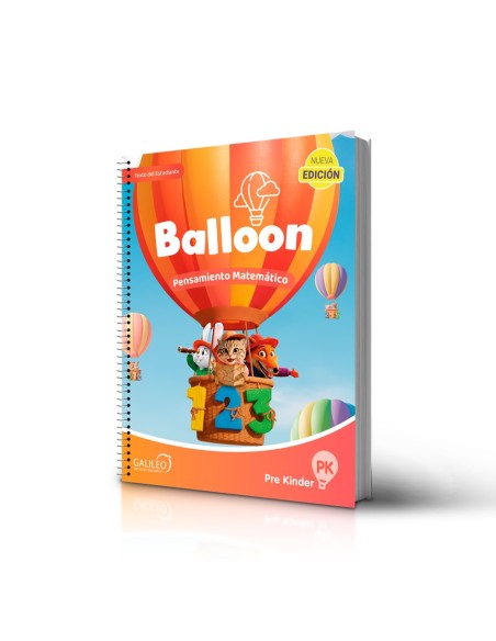 Balloon Pensamiento Matemático-Pre Kinder Edición 2026 (Disponible desde el 25 de Febrero 2026)