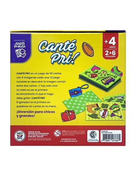 Cante Pri! - Juego de mesa