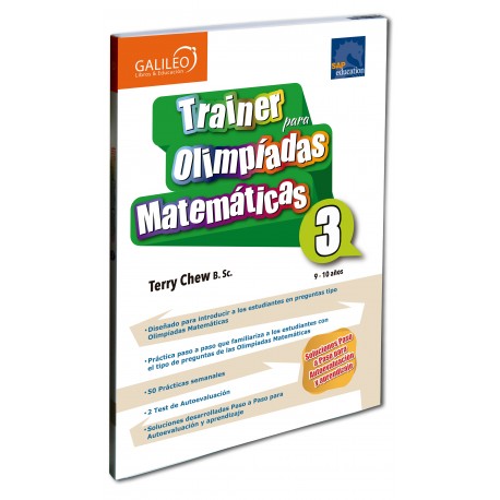 Trainer Olimpiadas Matemáticas 3 - 9 a 10 años.