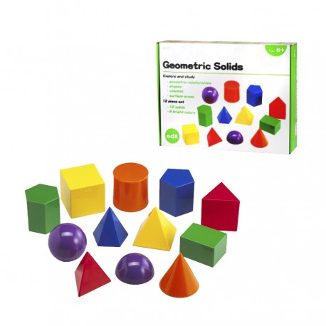 Cuerpos Geométricos de 6 colores Set 12