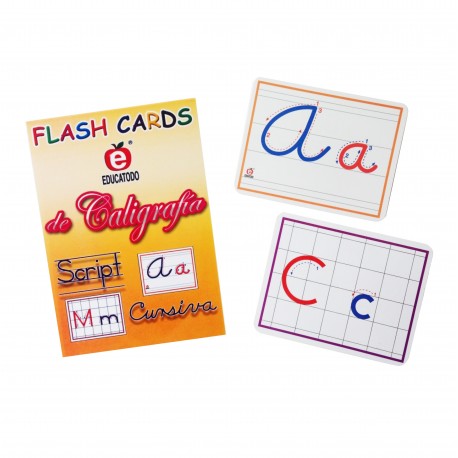 Flash cards de caligrafía