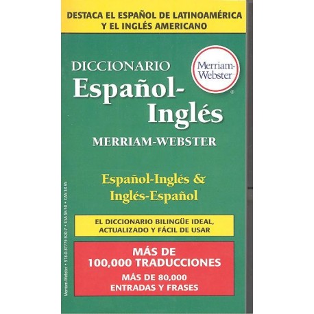 Diccionario Merriam-Webster Español - Inglés