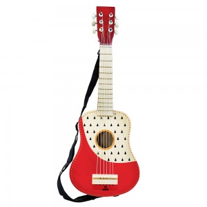 Colorida Guitarra de Madera...