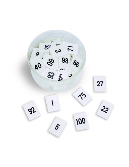 Numeros moviles set de 100