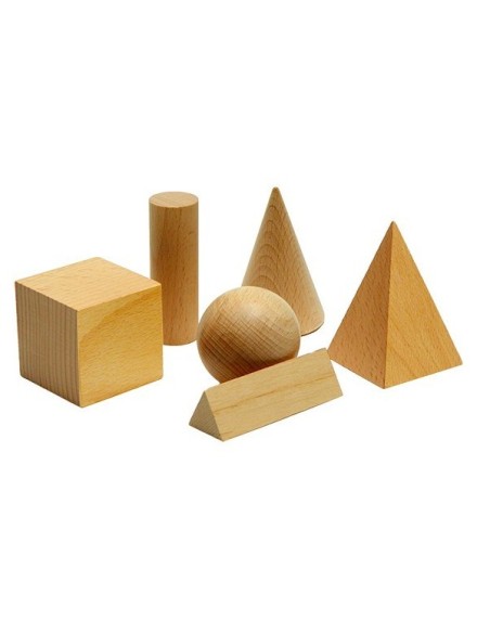 Cuerpos geométricos básicos madera