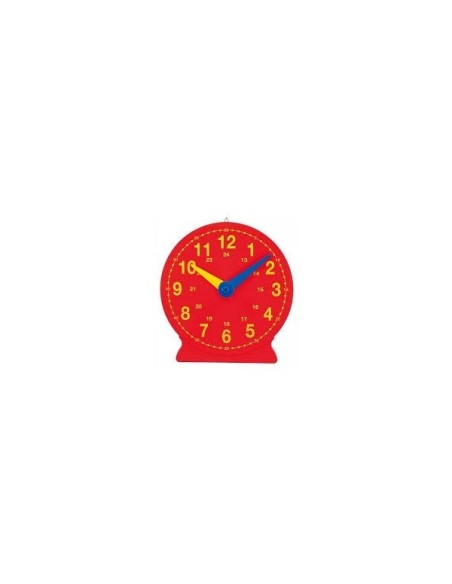 Reloj con manijas moviles estudian 13 cm