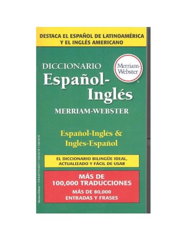 Diccionario español - ingles