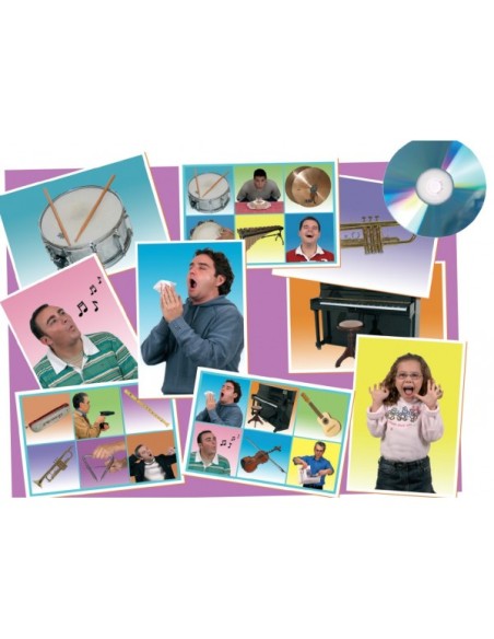 Bingo 25 sonidos: acciones - instrumentos + cd