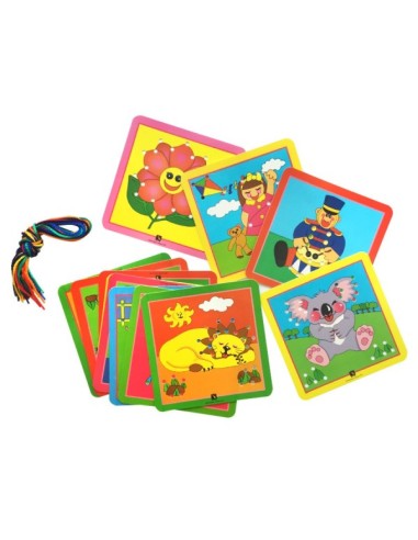 Tarjetas con dibujos enlazables set 1