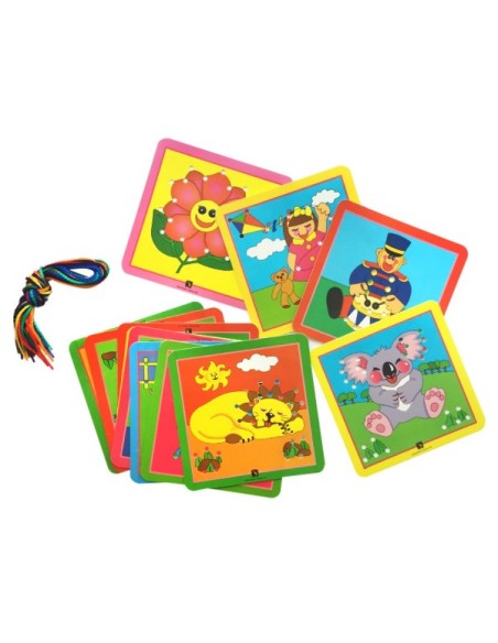 Tarjetas con dibujos enlazables set 1