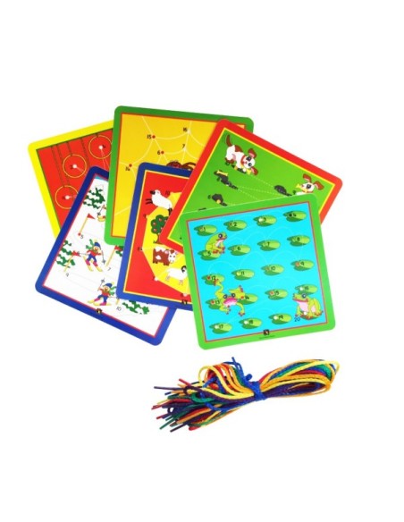 Tarjetas munericas enlazables set6 plast