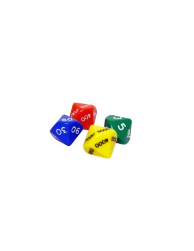 Dados poliedro valor posicional set 4