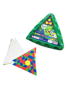 Bloques poligonales: Bandeja triangular con tarjetas