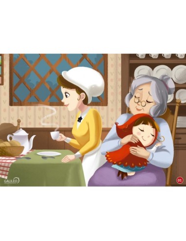 Láminas Kamishibai del cuento: Caperucita Roja /Versión Maga Villalón