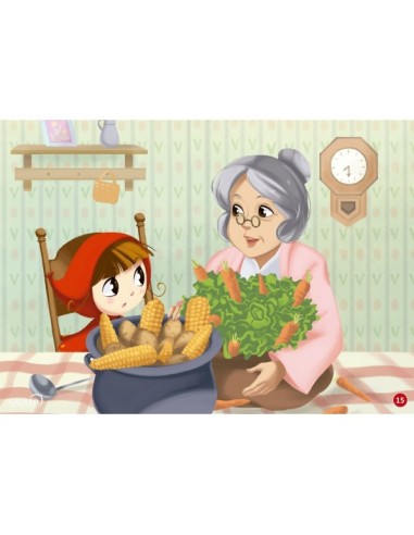 Láminas Kamishibai del cuento: Caperucita Roja /Versión Maga Villalón