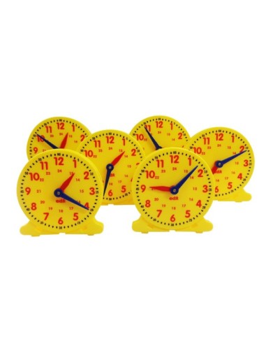 RELOJ CON MANIJAS MOVILES SET 6