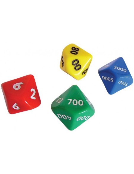 Dados valor posicional u,d,c,um set 4