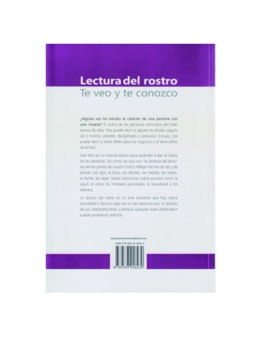 Lectura del rostro - Te veo y te conozco