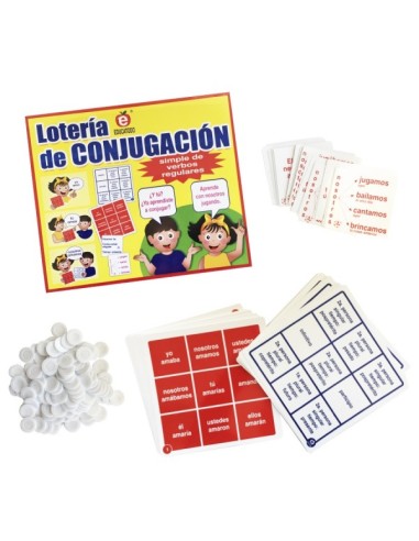 Lotería de conjugación simple